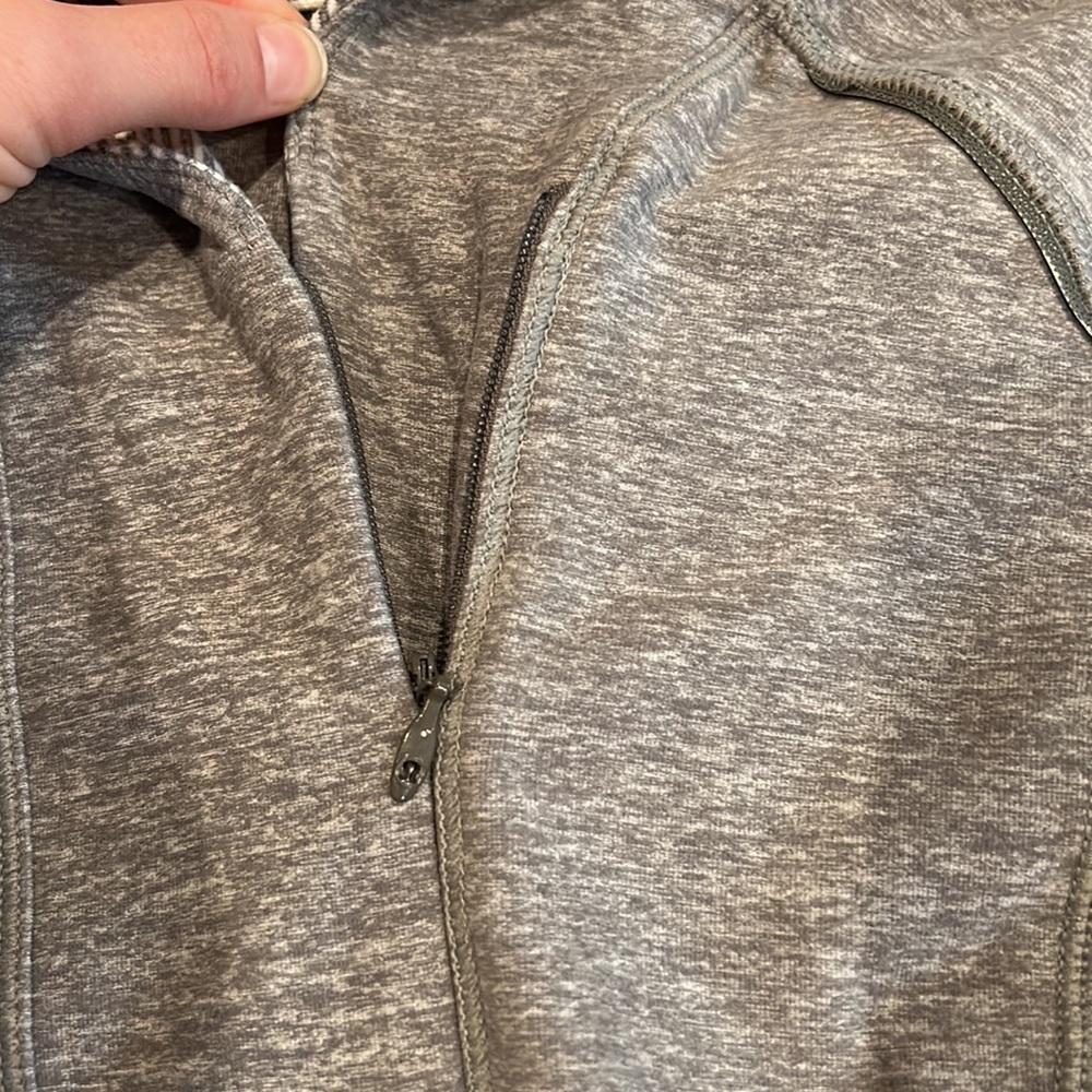 Gray Lululemon 1/4 Zip Pullover - image 5